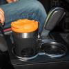 imageKlein Tools 55580 Stainless Steel Tumbler with FlipTop Lid Insulated 20 Oz Tradesmans Double Wall Vacuum Mug Slipresistant Sleeve