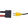 imageKlein Tools 69140 KType Thermometer Pipe Temperature Clamp for HVAC Measures 4 to 212 Degrees FahrenheitKType to Banana Plug Adapter