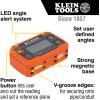 imageKlein Tools 80155 2Piece Digital Electronic Level and Angle Gauge Set with LED Angle Alert Plumbers Kit Straps 090 and 0180 DegreesKit