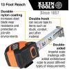 imageKlein Tools 9216 Tape Measure HeavyDuty Measuring Tape with 16Foot DoubleHook DoubleSided Nylon Reinforced Blade with Metal Belt ClipCompact DoubleHook