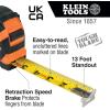 imageKlein Tools 9216 Tape Measure HeavyDuty Measuring Tape with 16Foot DoubleHook DoubleSided Nylon Reinforced Blade with Metal Belt ClipSingleHook