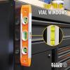 imageKlein Tools 935 Level 9Inch Magnetic Torpedo Level with 04590 Degree Vials and Vgroove Tapered Nose