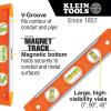 imageKlein Tools 935 Level 9Inch Magnetic Torpedo Level with 04590 Degree Vials and Vgroove Tapered Nose