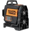 imageKlein Tools 93CPLG Compact SelfLeveling Laser Level Bright Green 360Degree Laser Planes Rechargeable Magnetic Mount