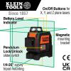 imageKlein Tools 93CPLG Compact SelfLeveling Laser Level Bright Green 360Degree Laser Planes Rechargeable Magnetic Mount