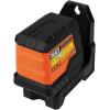 imageKlein Tools 93MCLS SelfLeveling Laser Level Mini CrossLine Level Leveling Alignment Tool Bright Red Horizontal and Vertical LinesGreen Line