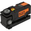 imageKlein Tools 93MCLS SelfLeveling Laser Level Mini CrossLine Level Leveling Alignment Tool Bright Red Horizontal and Vertical LinesOrangeBlack