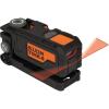imageKlein Tools 93MCLS SelfLeveling Laser Level Mini CrossLine Level Leveling Alignment Tool Bright Red Horizontal and Vertical LinesOrangeBlack