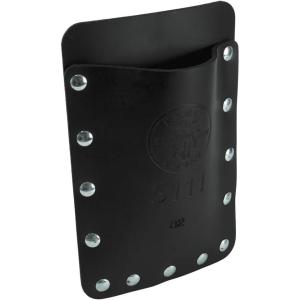 imageKlein Tools 5111 SinglePocket Tool Pouch with Leather Construction Great for Small Tools Electrician Tool Pouch and Pocket Protector