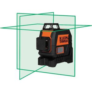 imageKlein Tools 93CPLG Compact SelfLeveling Laser Level Bright Green 360Degree Laser Planes Rechargeable Magnetic Mount