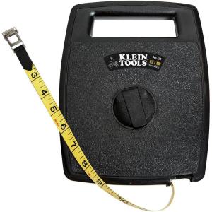 imageKlein Tools 946100 Woven Fiberglass Tape with Case 100Foot305 m