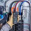 imageKlein Tools CL710 Pro Digital Clamp Meter with Illuminated Dial 600A ACDC AutoRanging TRMS NCVT 6000 Count LCD Measures Current LOZ Continuity Frequency