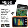 imageKlein Tools TI270 Rechargeable Thermal Imaging Camera Over 10000 Pixels WiFi Data Transfer 3 Palettes High  Low Temperature PointsThermal Imager w WiFi