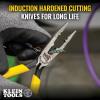 imageKlein Tools VDV026049 Crimping Long Nose Pliers With Curved Handles Grooved Jaws and Induction Hardened Steel