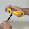 imageKlein Tools VDV110261 Twisted Pair Radial StripperUniversal COAX Prep Tool