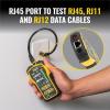imageKlein Tools VDV500123 Wire Tracer Tracing Probe with LED Work Light for Ethernet Internet Telephone Speaker Coax Video and Data Cables RJ45 RJ11 RJ12Digital Toner