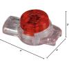 imageKlein Tools VDV826604 UY IDC Connectors UY 2226 AWG Pack of 25 AddTerminate Telephone Line GelFilled Gold PlatingIDC 3 Wire Red  25 Pack