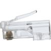 imageKlein Tools VDV826611 RJ45 Connectors Cat5e Modular Data Plugs with 3pronged Contact for Solid or Stranded Conductors 100Pack100Pack