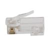 imageKlein Tools VDV826702 PassThru Modular Data Plug RJ45 CAT5E Gold Plated Pass Through Connectors 50PackQuantity 10 Pack of 2