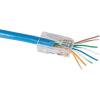 imageKlein Tools VDV826703 PassThru Modular Data Plug RJ45 CAT6 Gold Plated Pass Through Connectors 50Pack50 Count  Pack of 1
