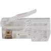 imageKlein Tools VDV826703 PassThru Modular Data Plug RJ45 CAT6 Gold Plated Pass Through Connectors 50Pack50 Count  Pack of 1