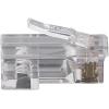 imageKlein Tools VDV826703 PassThru Modular Data Plug RJ45 CAT6 Gold Plated Pass Through Connectors 50PackQuantity  200 Connectors