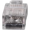 imageKlein Tools VDV826703 PassThru Modular Data Plug RJ45 CAT6 Gold Plated Pass Through Connectors 50PackQuantity  200 Connectors