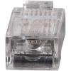 imagePassThru Modular Data Plugs RJ45CAT6 10Pack Gold Plated Power Over EthernetFCCULRoHS Compliant For Solid or Stranded Cable