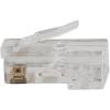 imagePassThru Modular Data Plugs RJ45CAT6 10Pack Gold Plated Power Over EthernetFCCULRoHS Compliant For Solid or Stranded Cable