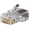imageKlein Tools VDV826611 RJ45 Connectors Cat5e Modular Data Plugs with 3pronged Contact for Solid or Stranded Conductors 100Pack50Pack