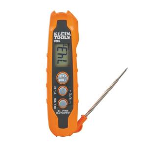 imageKlein Tools IR07 Dual Infrared IR and Probe Pocket Size LCD Digital ThermometerThermometer