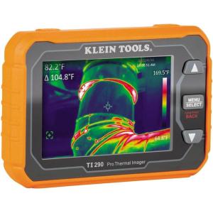 imageKlein Tools TI290 Rechargeable PRO Thermal Imaging Camera Over 49000 Pixels WiFi Data Transfer 3 Palettes High  Low Temperature Points