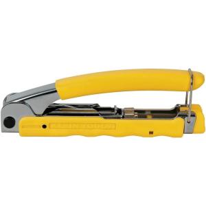 imageKlein Tools VDV211063 Compression Crimper Wire and Coaxial Crimper for Indoor and Outdoor CablingCompact Adjustable Compression Crimper  F