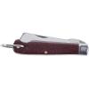imageKlein Tools 155024 Pocket Knife Stainless Steel Sheepsfoot Slitting Blade 234Inch Long Locking BladeCarbon Steel Coping