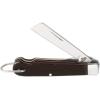 imageKlein Tools 155024 Pocket Knife Stainless Steel Sheepsfoot Slitting Blade 234Inch Long Locking BladeCarbon Steel Coping