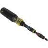 imageKlein Tools 32517HD KNECT 17in1 ImpactRated Hybrid ScrewdriverNut Driver Magnetic Flip Socket 11 Bits 3 Nut Drivers Bit Holder Square Adapter