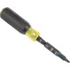 imageKlein Tools 32527HD KNECT 11in1 HVAC MultiBit ScrewdriverNut Driver Impact Rated with Phillips Slotted Square and Schrader Bits11in1 Impact