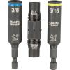 imageKlein Tools 32527HD KNECT 11in1 HVAC MultiBit ScrewdriverNut Driver Impact Rated with Phillips Slotted Square and Schrader Bits11in1 Impact