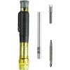 imageKlein Tools 32527HD KNECT 11in1 HVAC MultiBit ScrewdriverNut Driver Impact Rated with Phillips Slotted Square and Schrader Bits3in1