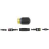 imageKlein Tools 32561HDRT KNECT 7in1 Ratcheting Screwdriver Impact Rated Stubby with Phillips Slotted Bits 3 Nut Drivers Adapter 7Piece