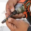 imageKlein Tools 32766 Impact Driver 3in1 SAE Impact Socket and Bit Holder Flip Socket with 14Inch and 516Inch Hex Drivers 3Inch Length