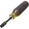 imageKlein Tools 32766 Impact Driver 3in1 SAE Impact Socket and Bit Holder Flip Socket with 14Inch and 516Inch Hex Drivers 3Inch Length