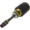 imageKlein Tools 32766 Impact Driver 3in1 SAE Impact Socket and Bit Holder Flip Socket with 14Inch and 516Inch Hex Drivers 3Inch Length