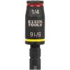 imageKlein Tools 32767 Impact Driver SAE 3in1 Impact Socket and Bit Holder Flip Socket with 14Inch and 516Inch Hex Drivers 5Inch Length1 Count Pack of 2