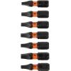 imageKlein Tools 33801 Impact Driver Bit Set with Magnetic Nut Drivers ProFlex S2 Steel Phillips Slotted Square TORX Bits with Case MODBox Compatible 40Piece