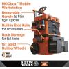 imageKlein Tools 54801MB MODbox Rolling Drawer Tool Box HeavyDuty Double Drawer Tool Organizer Deep Stackable SetTwo Drawer Rolling Toolbox
