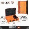 imageKlein Tools 54804MB MODbox Small Tool Box Heavy Duty Organizer with Removable Tray Water and Debris Resistant Stackable Module