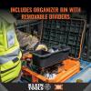 imageKlein Tools 54804MB MODbox Small Tool Box Heavy Duty Organizer with Removable Tray Water and Debris Resistant Stackable Module