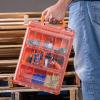 imageKlein Tools 54810MB MODbox Replacement Bins Full or HalfWidth Modular Storage for Short Component Boxes Small Parts Organizer 4Pack