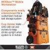 imageKlein Tools 54817MB MODbox Cup Holder AntiSpill SelfLeveling Swivel Modular Tool Storage System Side Mounting Accessory Easy OneHanded Attachment